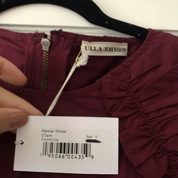 Ulla Johnson Samar Tiered Dress in Burgundy // NWT STUNNING - Picture 4 of 7